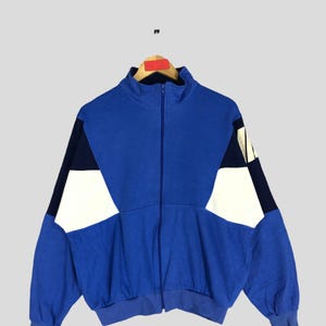 Vintage 90&#39;s Nike Gray Tag Training Jacket Medium Nike Swoosh Sweater Jacket Sportswear Blue Nike Track Top Light Jacket Size M