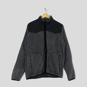 Japanese Brand Beams Japan Fleece Jacket Large Beams Zipper Jacket Casual Wear Warmer Jacket Winter Jacket Size L