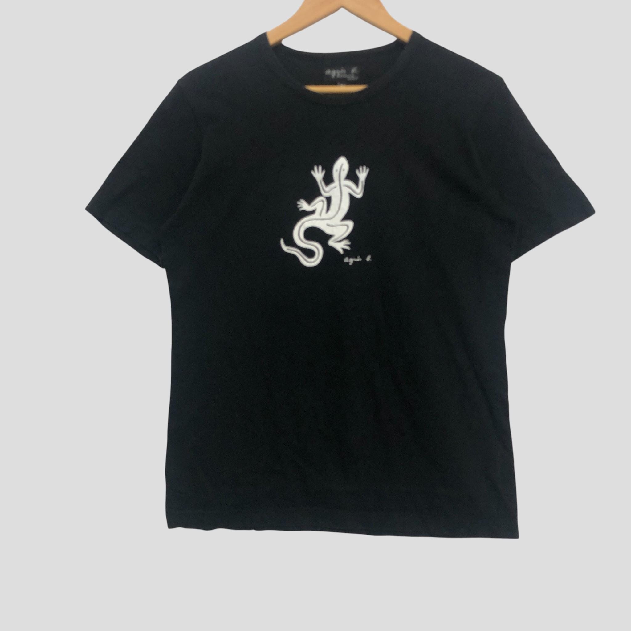 Vintage Agnes B Homme Paris T-shirt: 90s Black Tee, Size M - Etsy