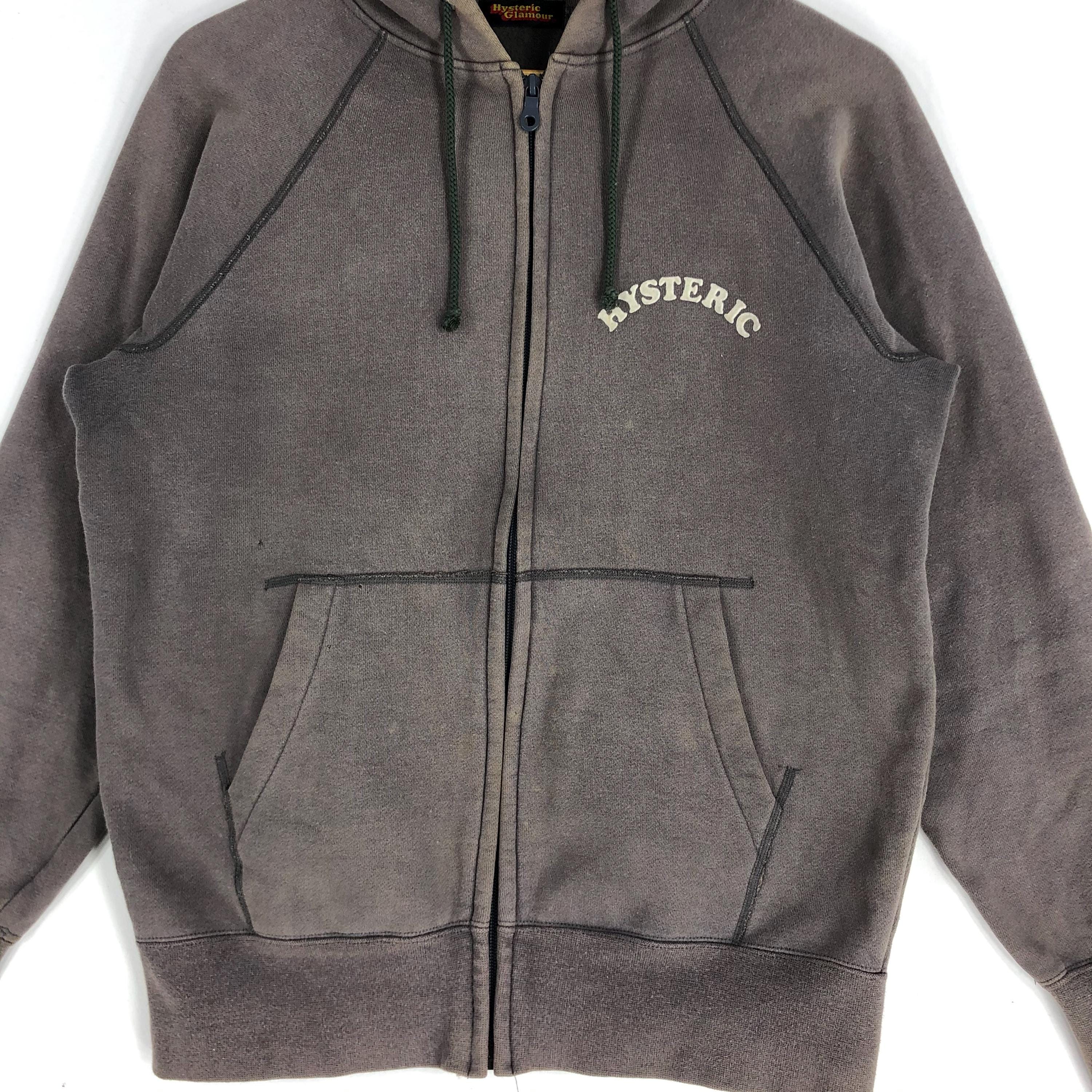 Vintage des années 90 Hysteric Glamour 69 Spell Out Sweat zippé