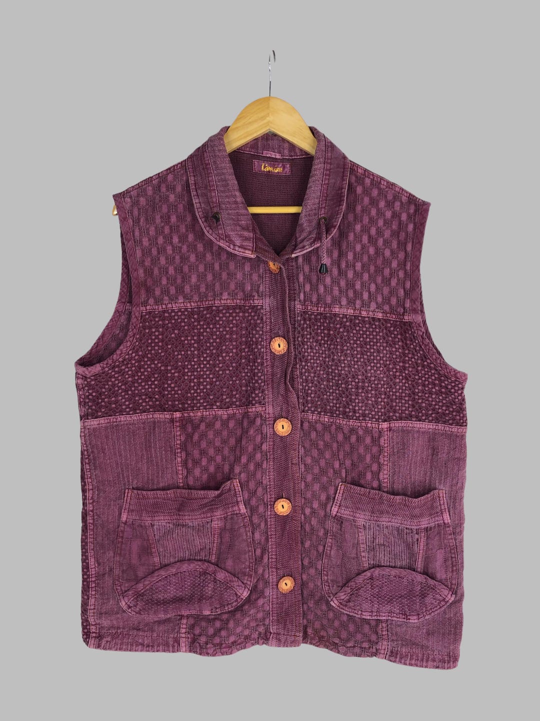 Vintage Unbrand Multipocket Vest Jacket Utility Vest Jacket