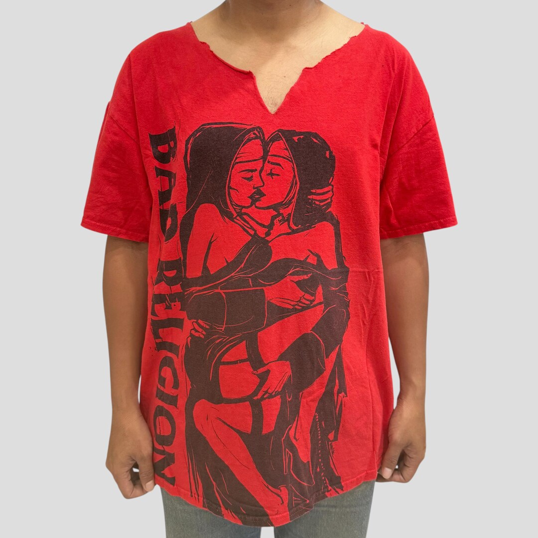 Vintage Distressed Bad Religion Big Image Band T Shirt Size L - Etsy