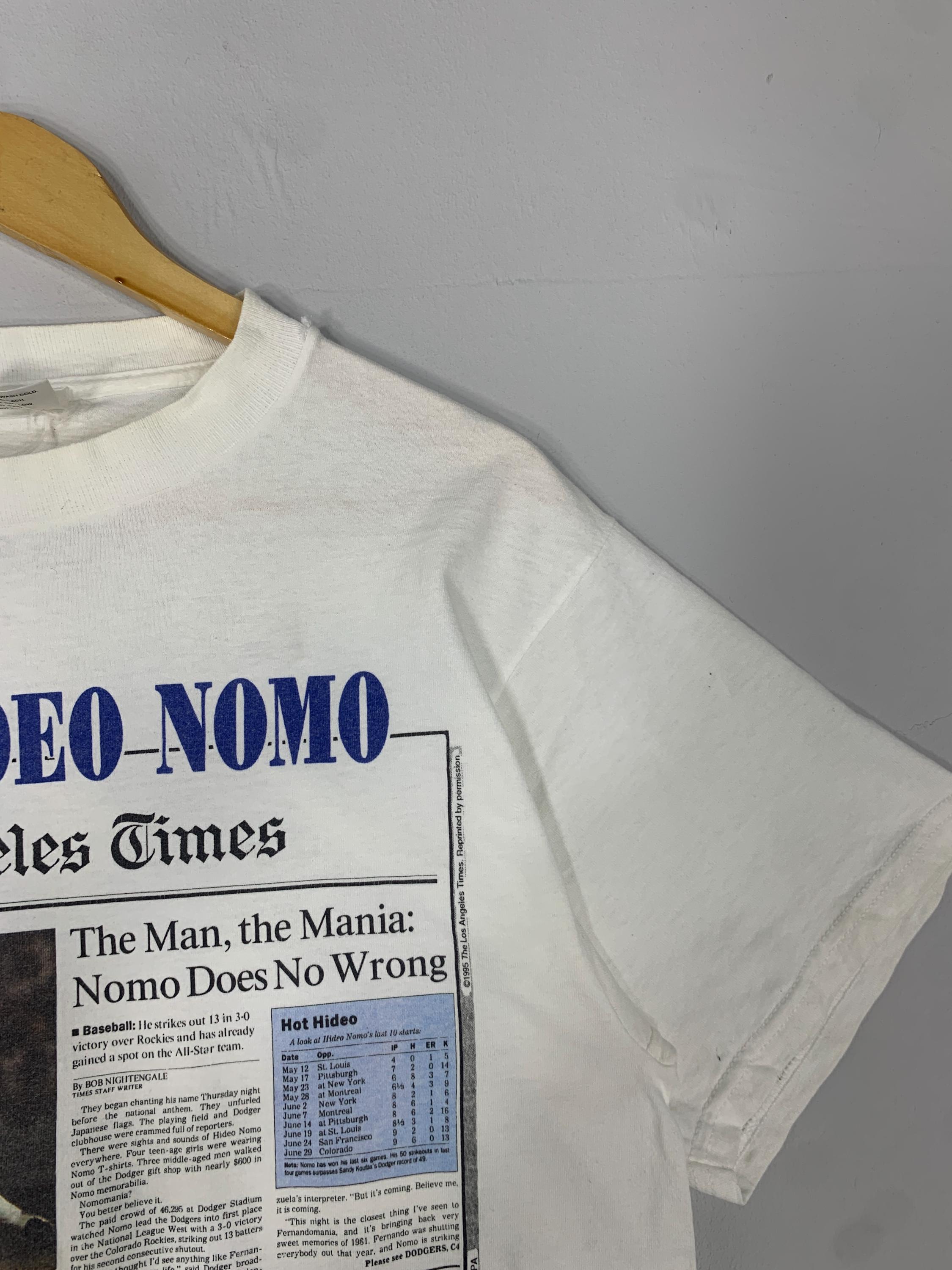 ヴィンテージ90年代ロサンゼルス・ドジャースTシャツ：野茂英雄MLB T