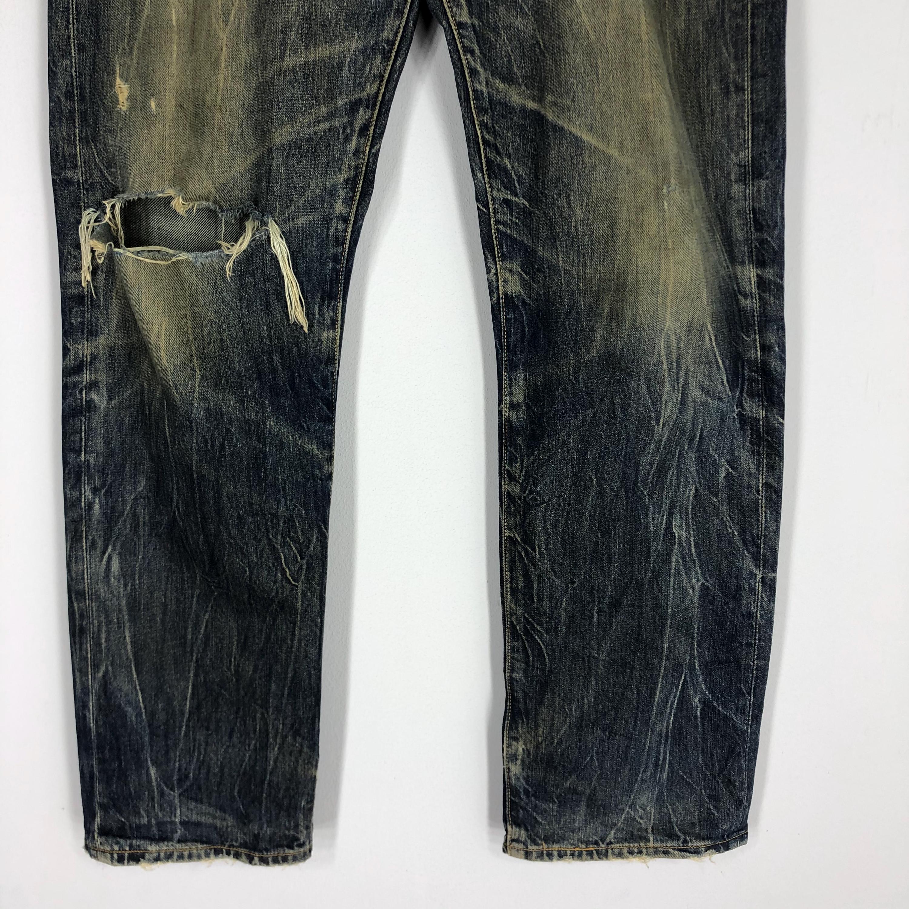 Size 37x44 Vintage 90s LEVI'S 501 Blue Stone Washed Jeans