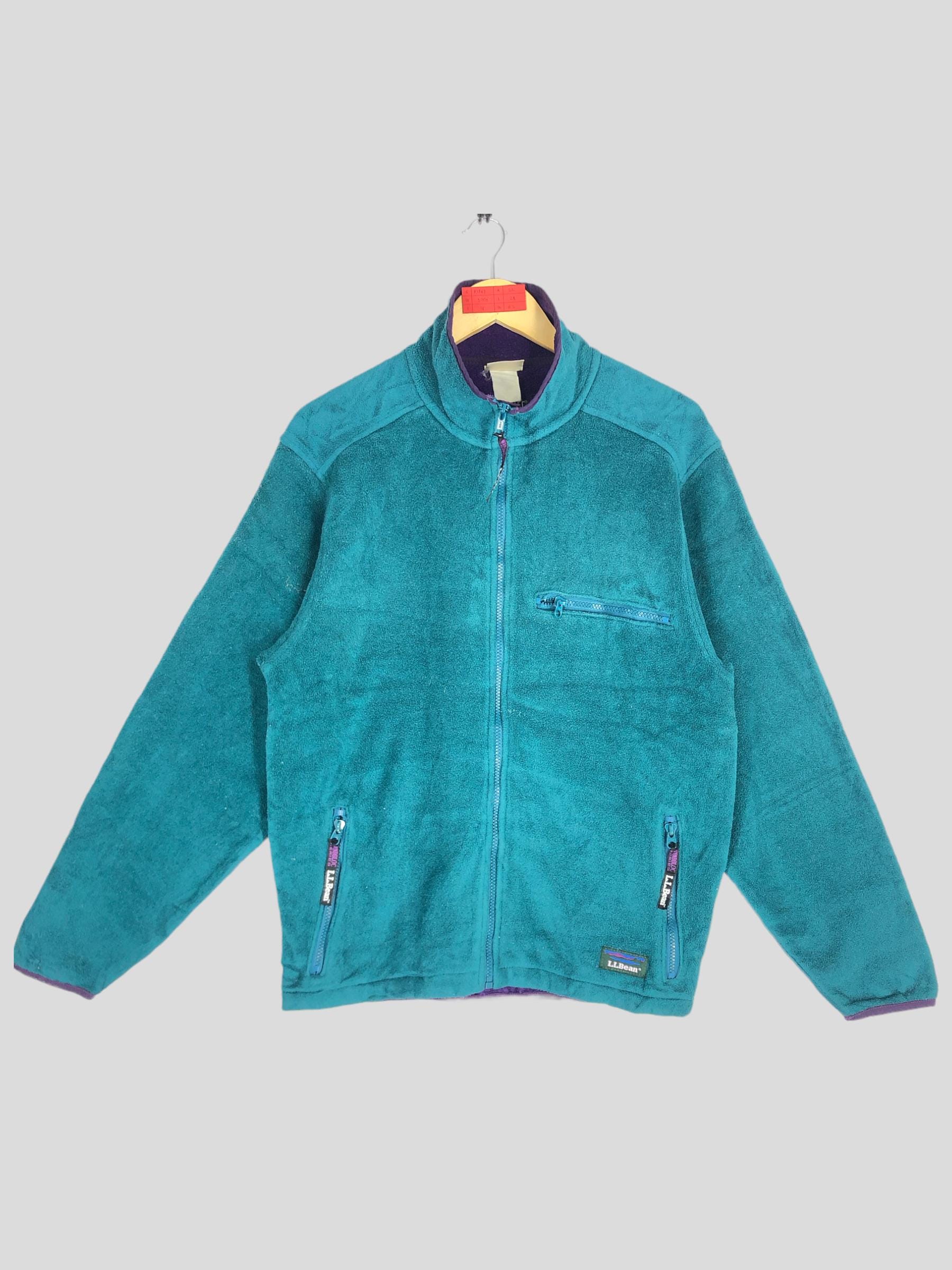 ヴィンテージ L.L.Bean ティールフリースジャケット：ポーラテック 