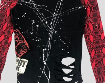 【新品未使用】SEX POT Revenge ブラック長袖Tシャツ Lサイズ Japanese Brand Sex Pot Revenge by the Roadside Punk Longsleeve T