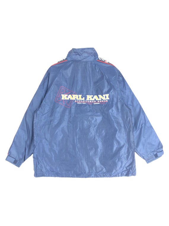 Vintage Karl Kani Blue Windbreaker Jacket Large Karl Kani Sports