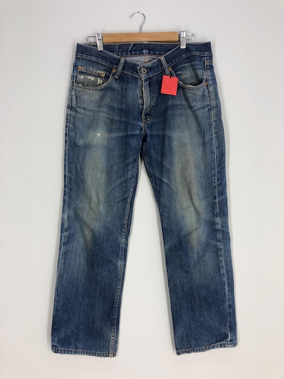 Vintage Levi's 552 Jeans, Stone Washed Denim (34x37) - Etsy