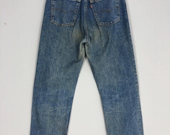 Vintage Levi's 510 Jeans: Stone Washed Blue Denim, Size 32x40 - Etsy