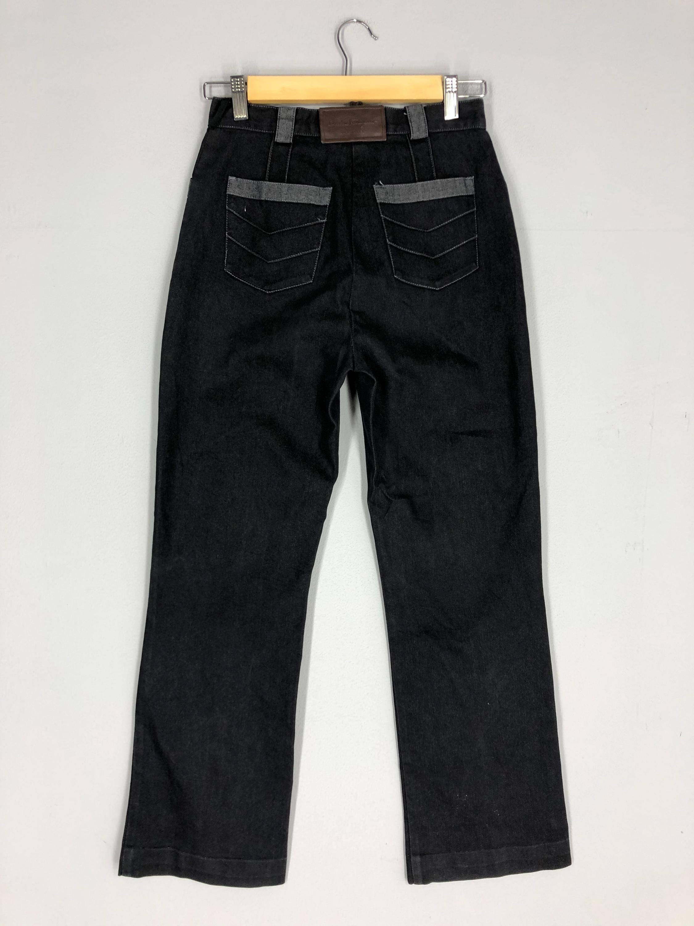 Size 26X37 Salvatore Ferragamo Jeans Black Salvatore Ferragamo