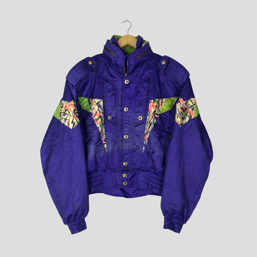 Vintage Killy Ski Wear Multicolor Hoodie: 90s Spectrum Prism