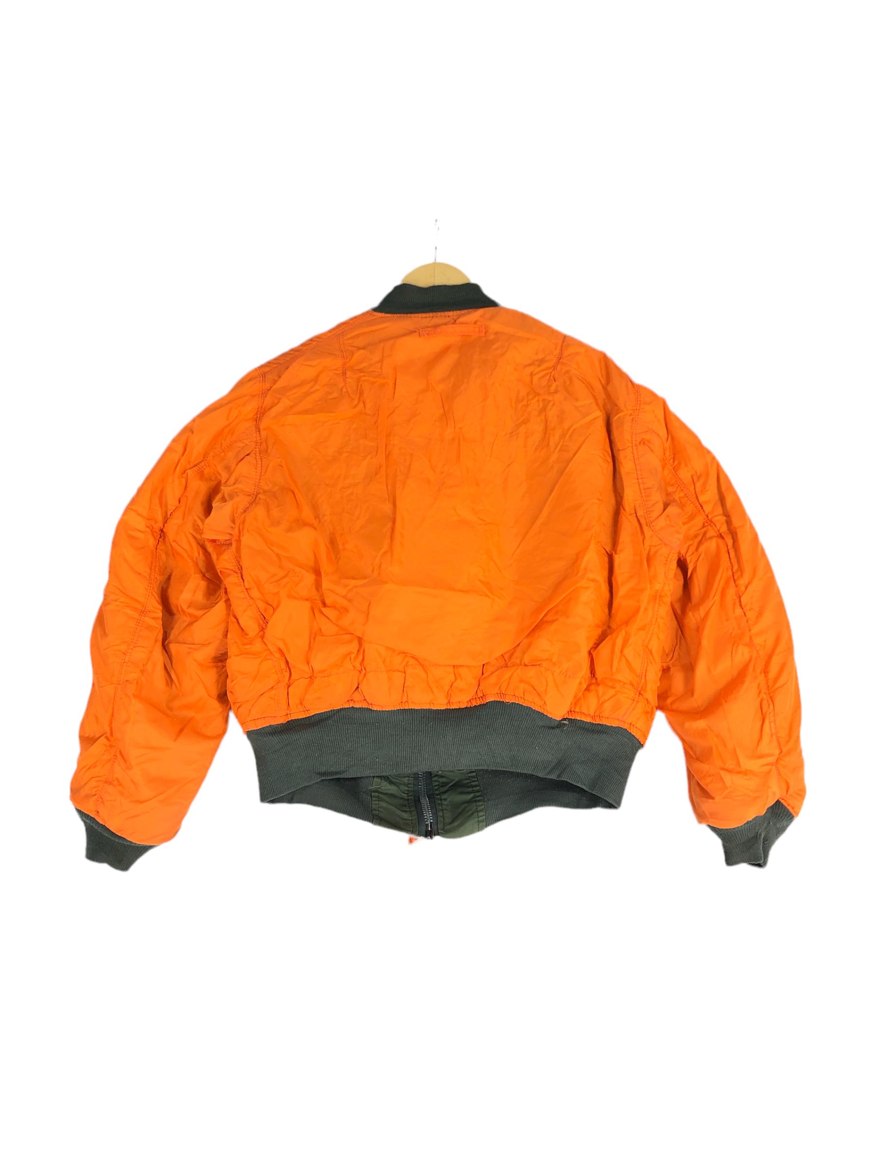 Vintage 80s 90s US Air Force Bomber Green Flight Jacket USAF