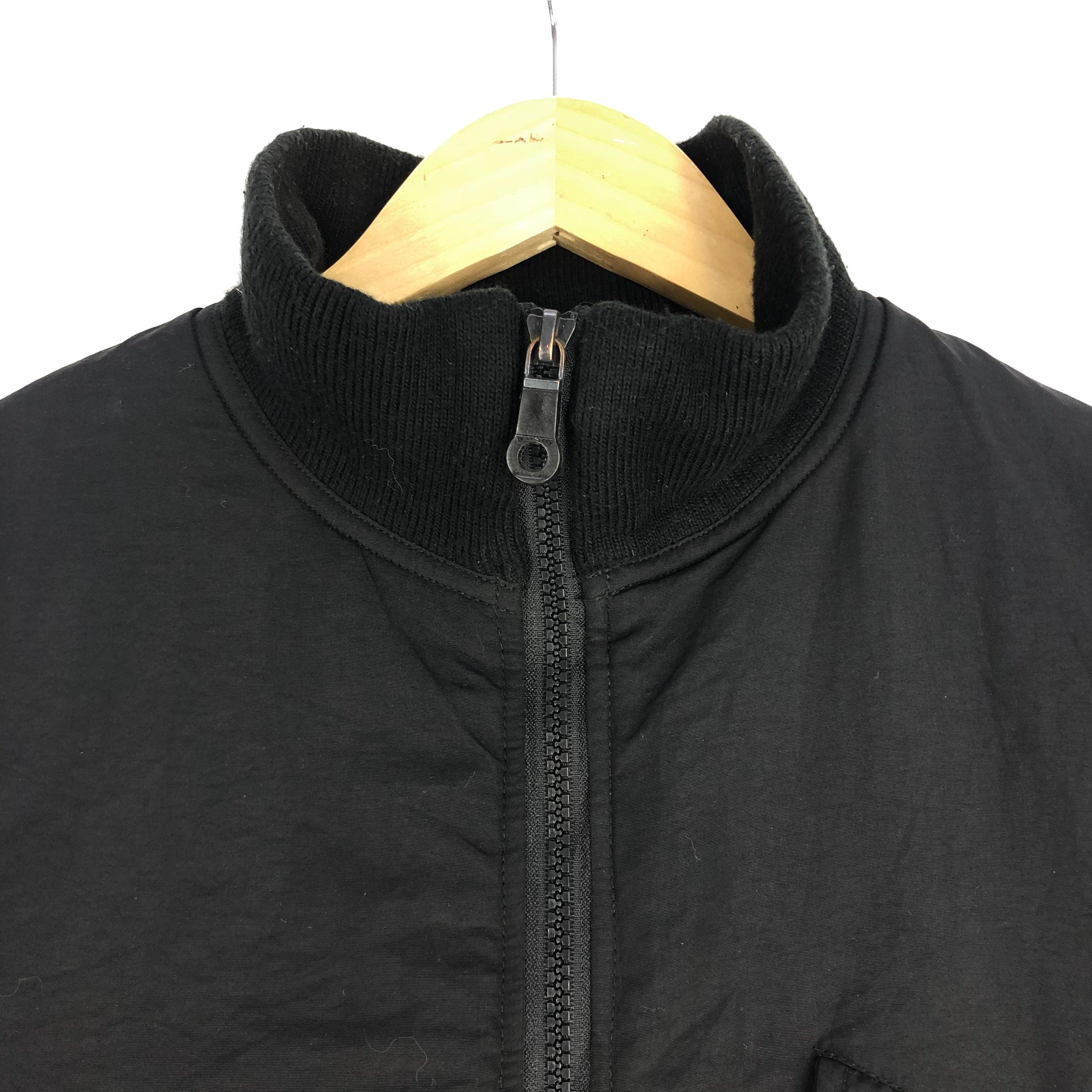 Vintage A.P.C Bomber Jacket APC Zipper Jacket Apc Designer Black 