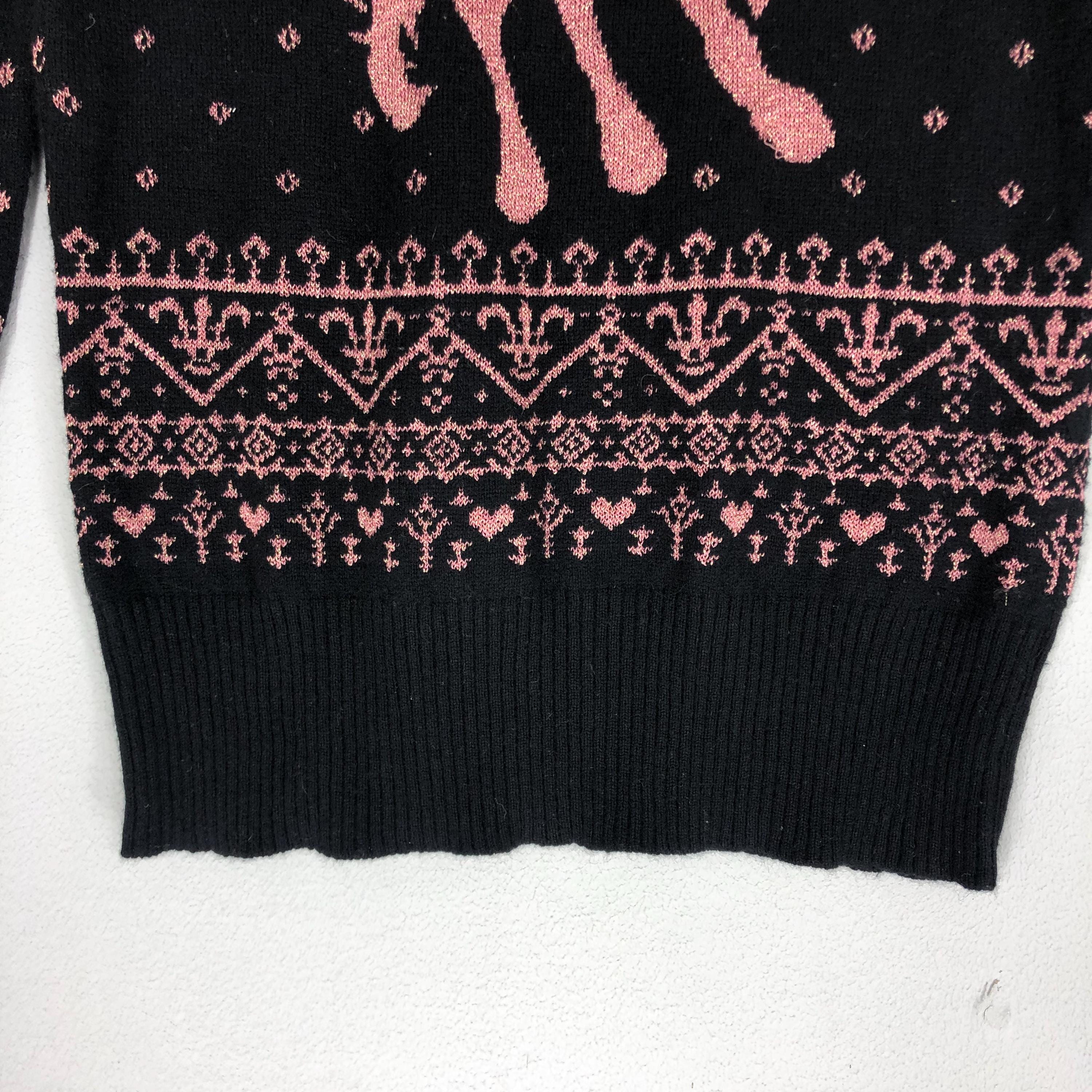 Vintage Hysteric Glamour Unicorn Big Image Knitwear Hysteric