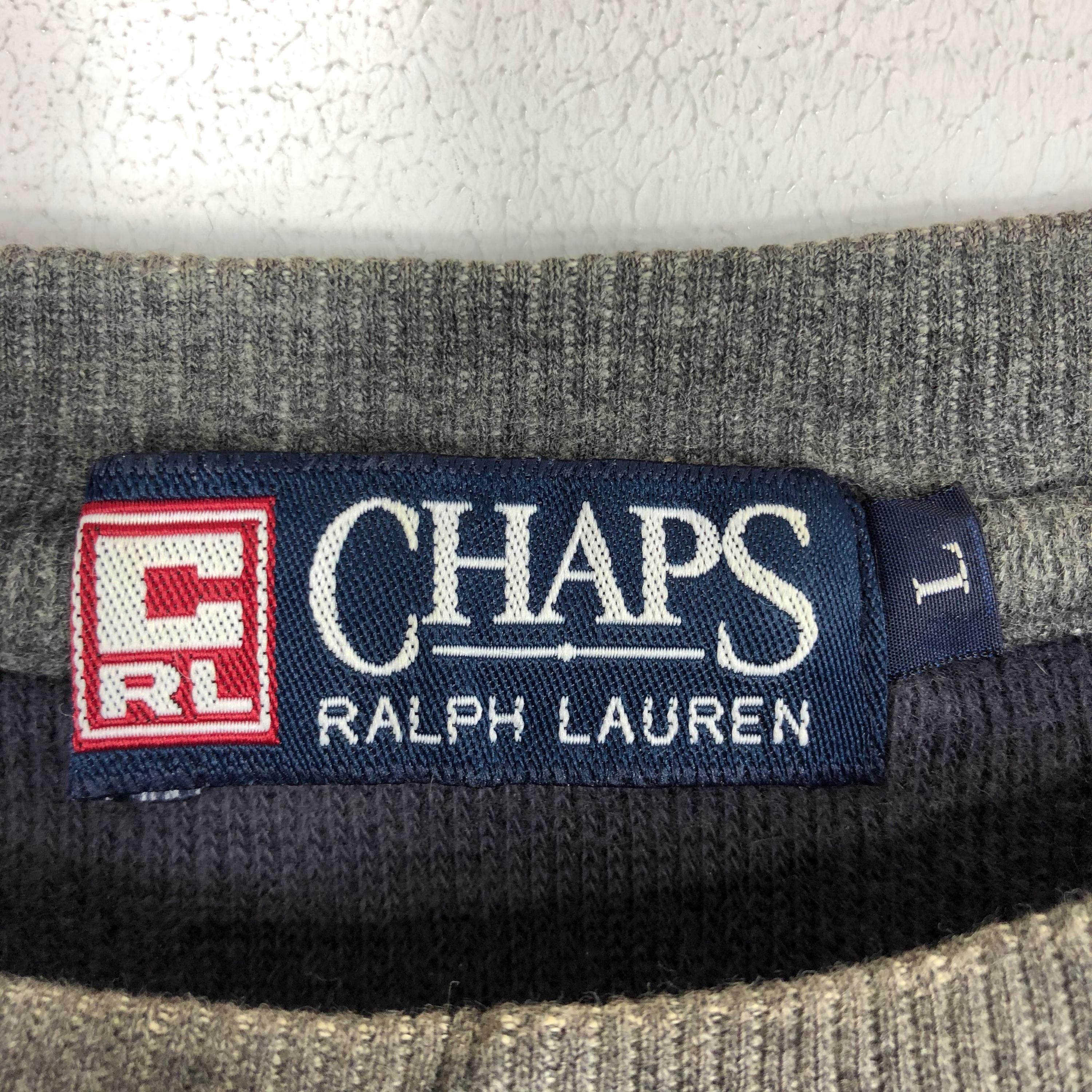 90's Chaps Ralph Lauren ドライバーズニット L グレー chaps ralph lauren ドライバーズニット 00s 90s - メルカリ