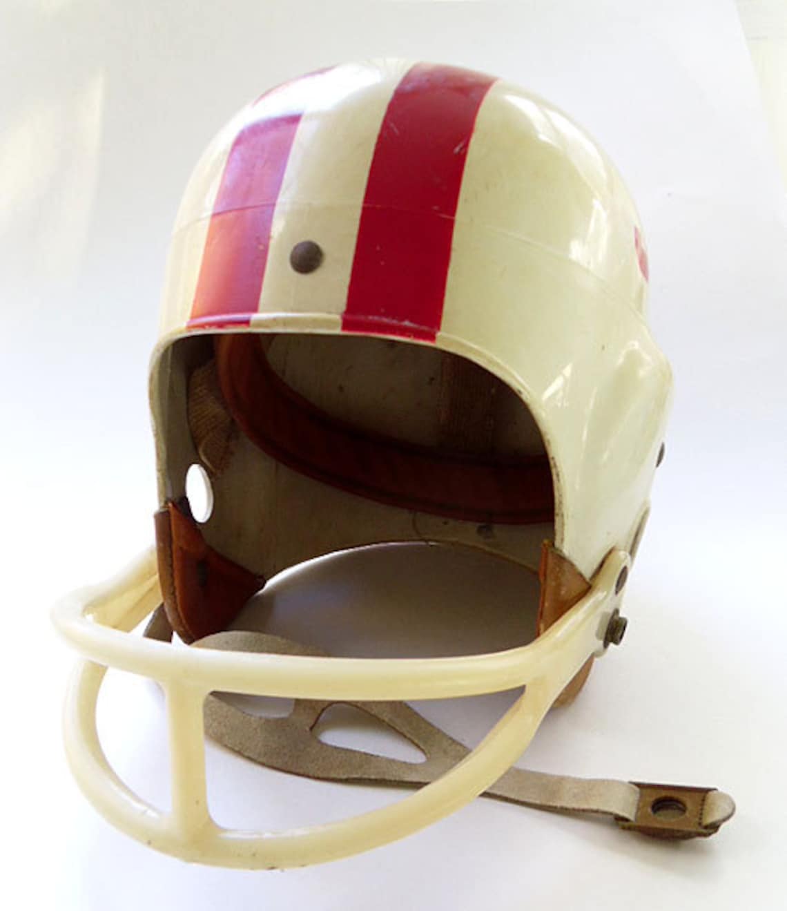 Vintage 1960s Football Helmet Rawlings Sports Collectible Etsy