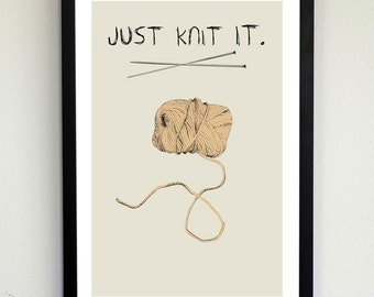 Just Knit It Print