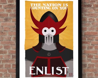Fire Nation recruiting poster