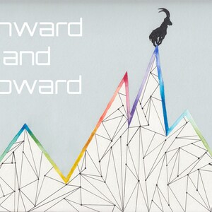 Onward and Upward Fractal Print