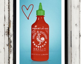 Love Sriracha Print