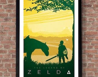 Legend of Zelda poster print