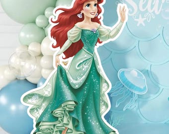 Sea Princess Ariel PNG: Under the Sea Party Decor (Digital Download)