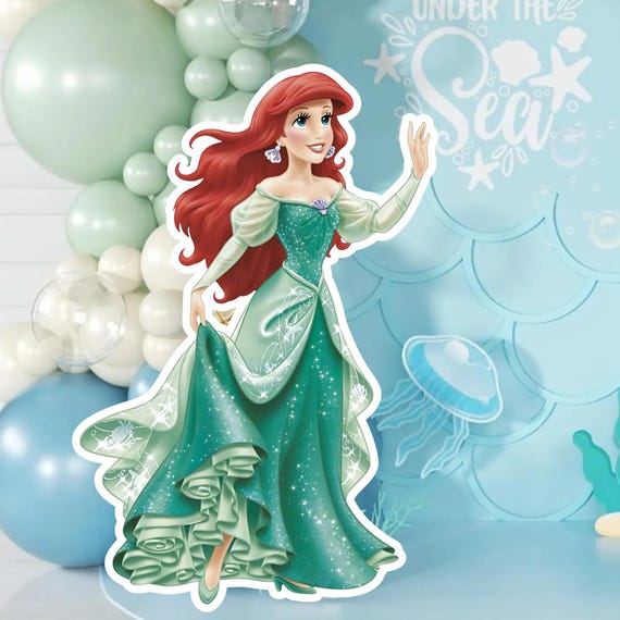 Sea Princess Ariel PNG: Under the Sea Party Decor (digital Download) - Etsy