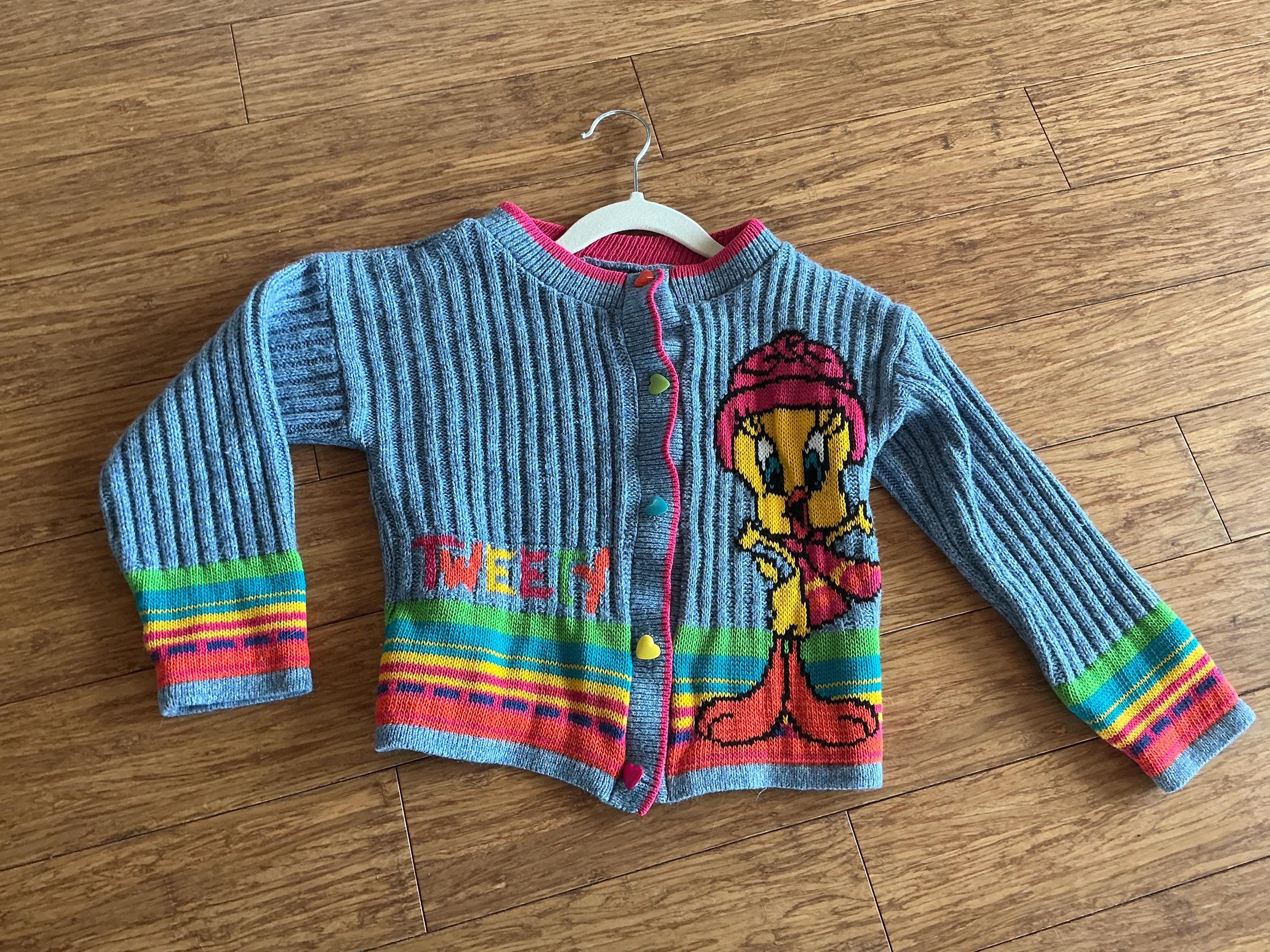 Vintage Girls Tweety Bird Sweater - Etsy