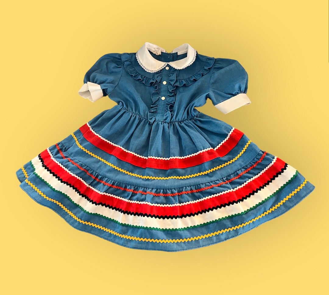 Vintage Ric Rak 60s Dress Tagged 5T - Etsy