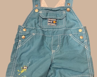 Vintage baby frog shortalls tagged 0-3 months (may work for 6 months imo)