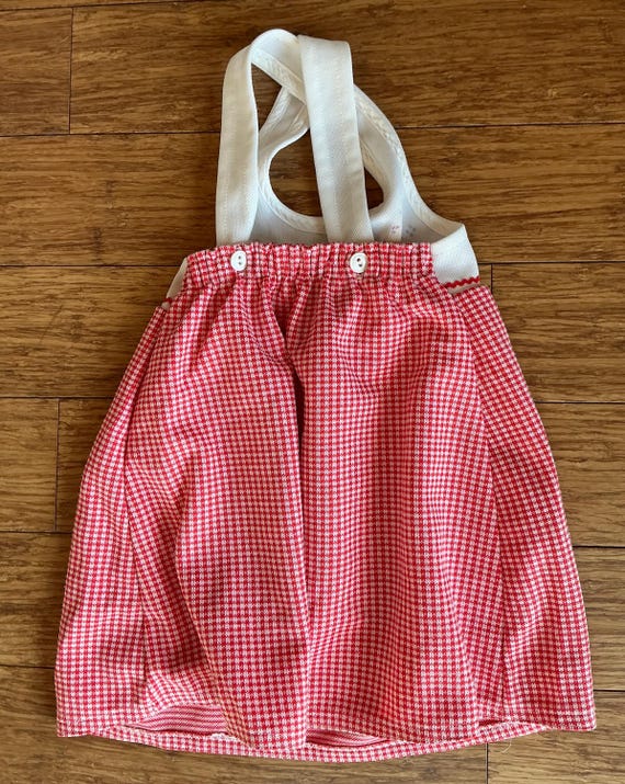 Vintage Carters Toddler patchwork style dress tun… - image 6