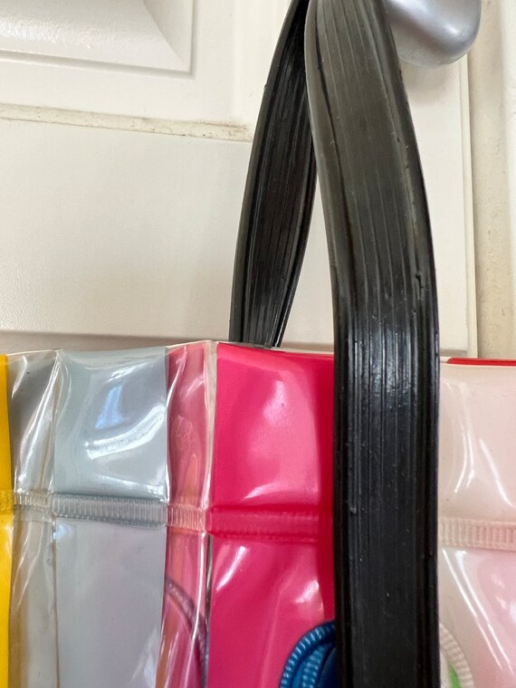 Plastic see through tote bags sale