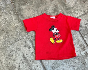 VIntage Mickey Mouse tee tagged 12 months