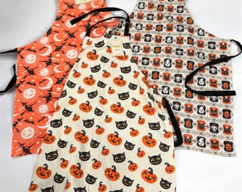 Vintage inspired Johanna Parker Halloween aprons