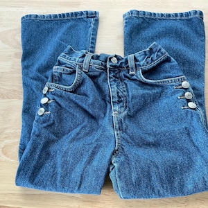 Vintage New Legends kids bell bottom jeans tagged 6X
