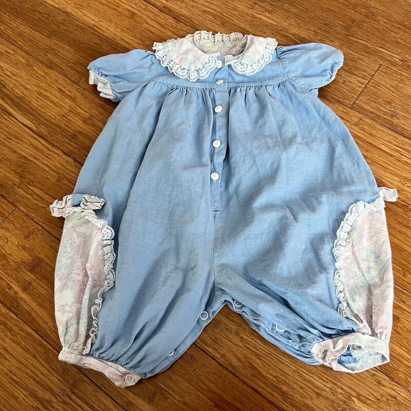 Caramel Floral Bubble Romper
