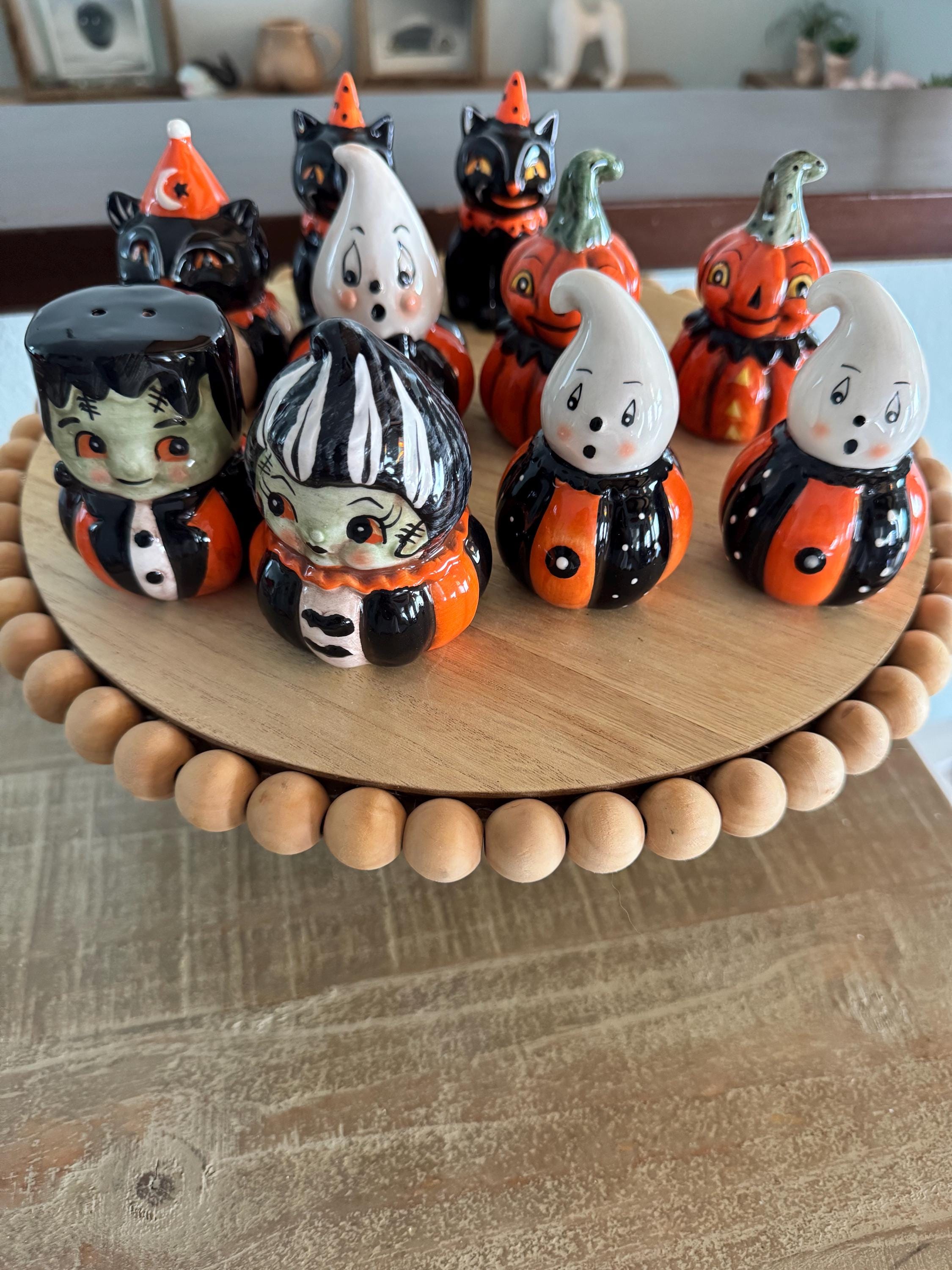 Johanna Parker Halloween Salt and Pepper Shakers Decor Halloween