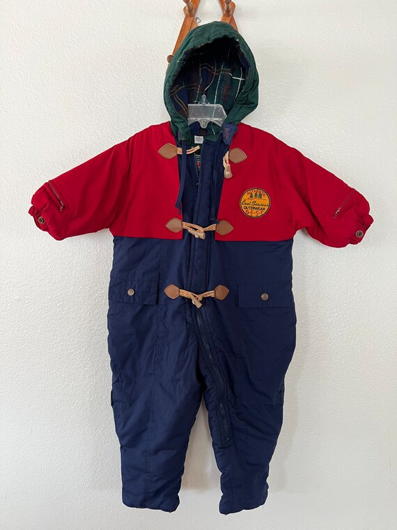 Vintage kids snowsuit Giacca snow suit 24 months