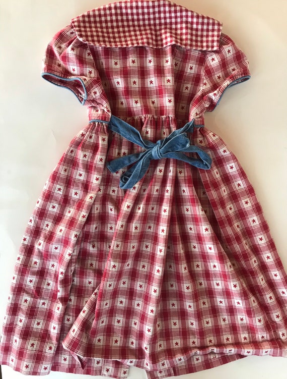 Vintage Nautical Star Dress vintage sailor star d… - image 3