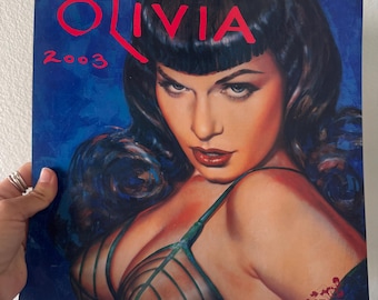 Vintage 2003 Olivia Calendar (not perfect)
