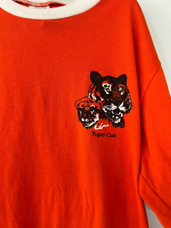 Vintage orange Cub Scouts tee youth large - image 2