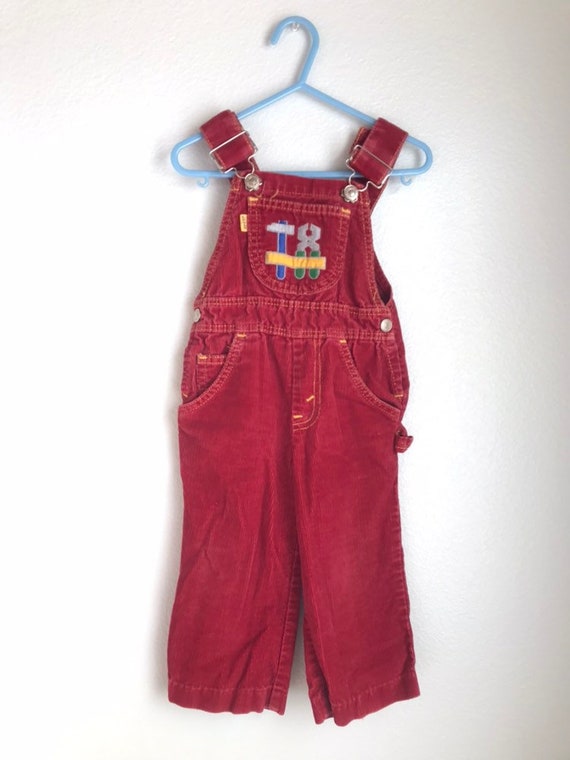Levi's orange cheap tab overalls