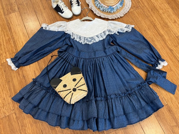 frilly blue dress Elizabeth Tiered Ruffle Maxi Dress  Shop American Threads Women's Trendy Online Boutique Dusty Rose / M