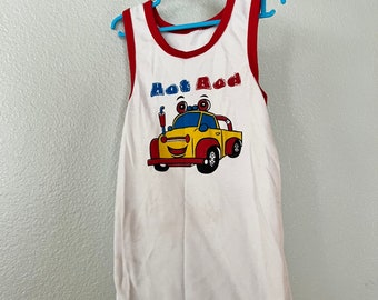 Vintage inspired Kids Hot Rod Tank