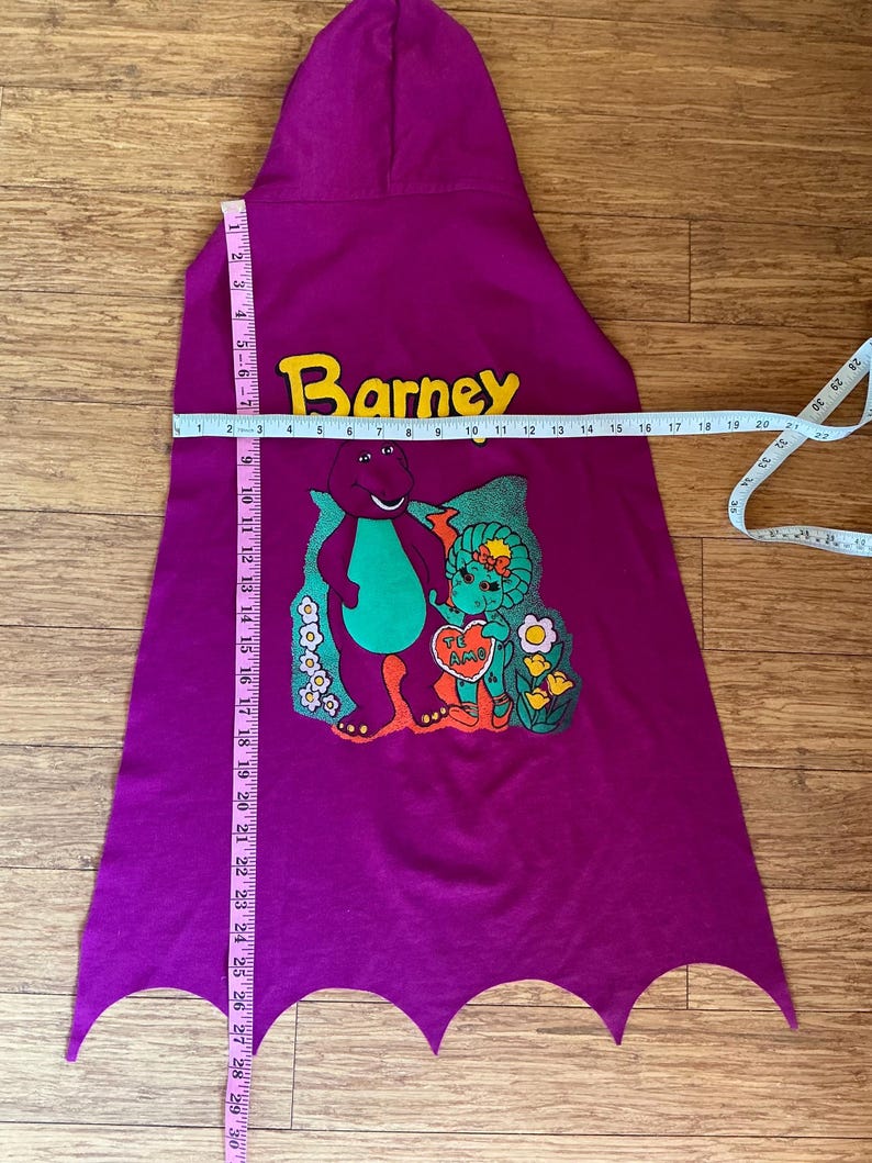 Vintage Handmade Kids Barney and Baby Bop Cape - Etsy Canada