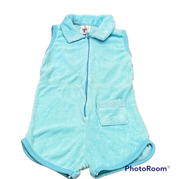 Terry Cloth Romper Buy Online Etsy