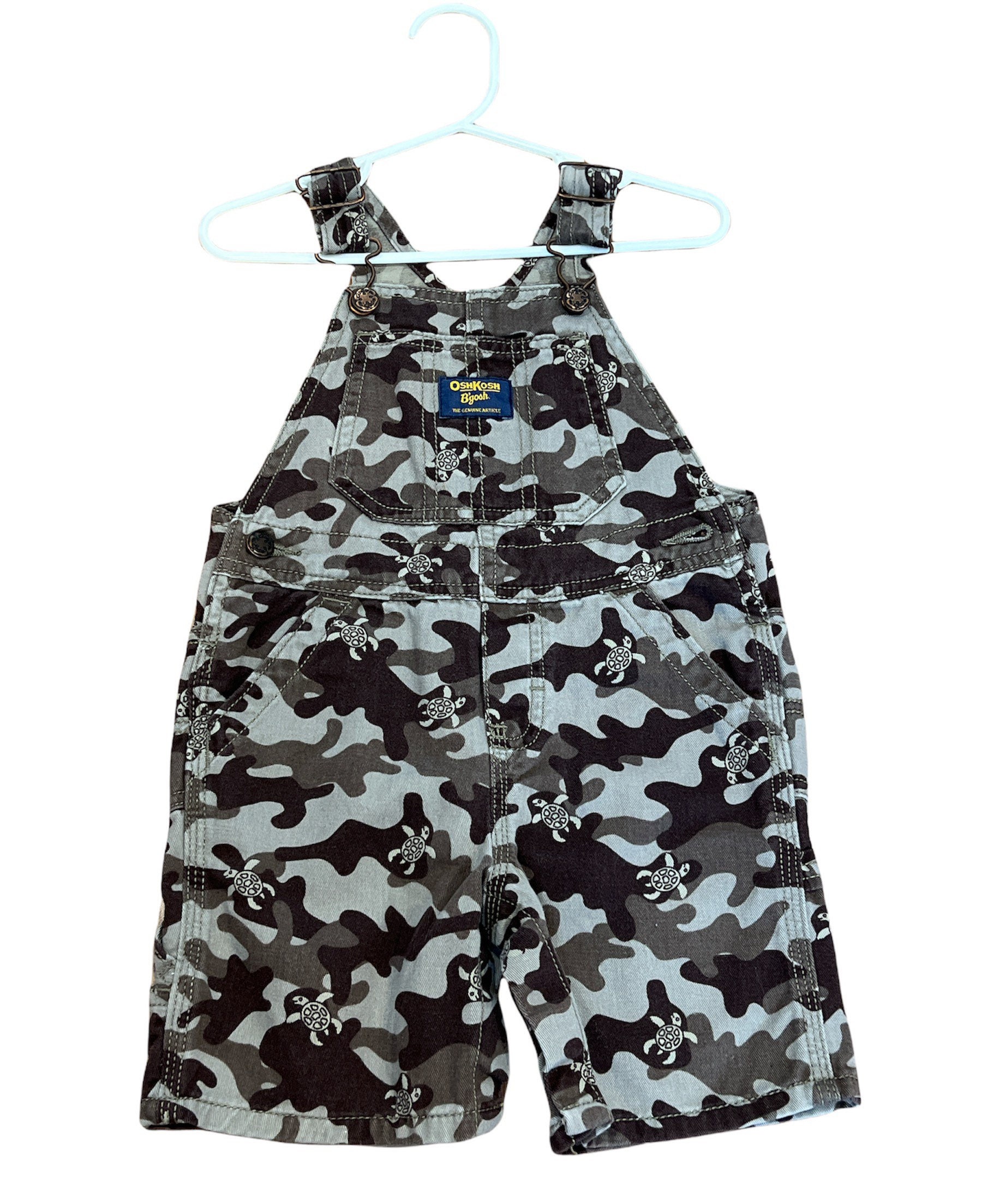 Camo Print Overalls