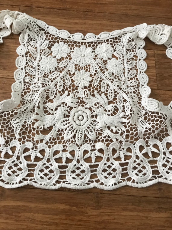 White Handmade Crochet Kids Vest 5 And Up IMO - image 5