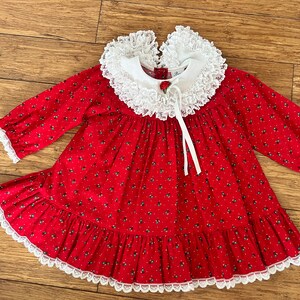 slim fit dress slacks Mila– Red Plaid Baby Girl Dress main image 0