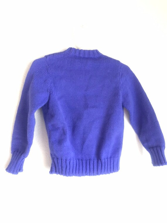 Vintage handmade elf gnome sweater toddler 2T vin… - image 3
